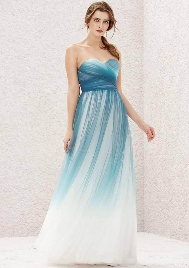 ombre bridesmaid dresses Color Bridesmaids Dresses, Ombre Dress for this dress features a stunning ombre design and delicate spaghetti straps Ombre Bridesmaid Dresses: Buy Women's