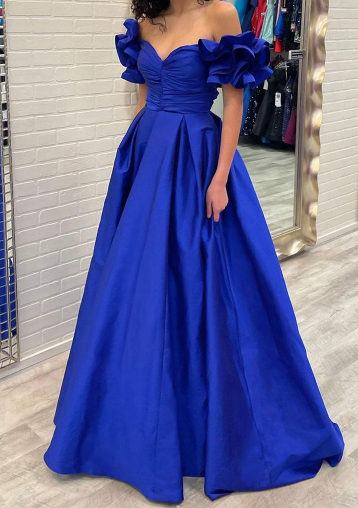 taffeta cocktail dress Custom Taffeta Midi Dress: Structured Evening Gown With Open Back