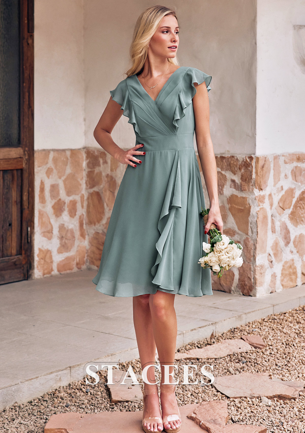 gray knee length bridesmaid dress Knee Length,Short Mini Steel Grey Bridesmaid Dresses: Buy Women's Dresses Online at STACEES
