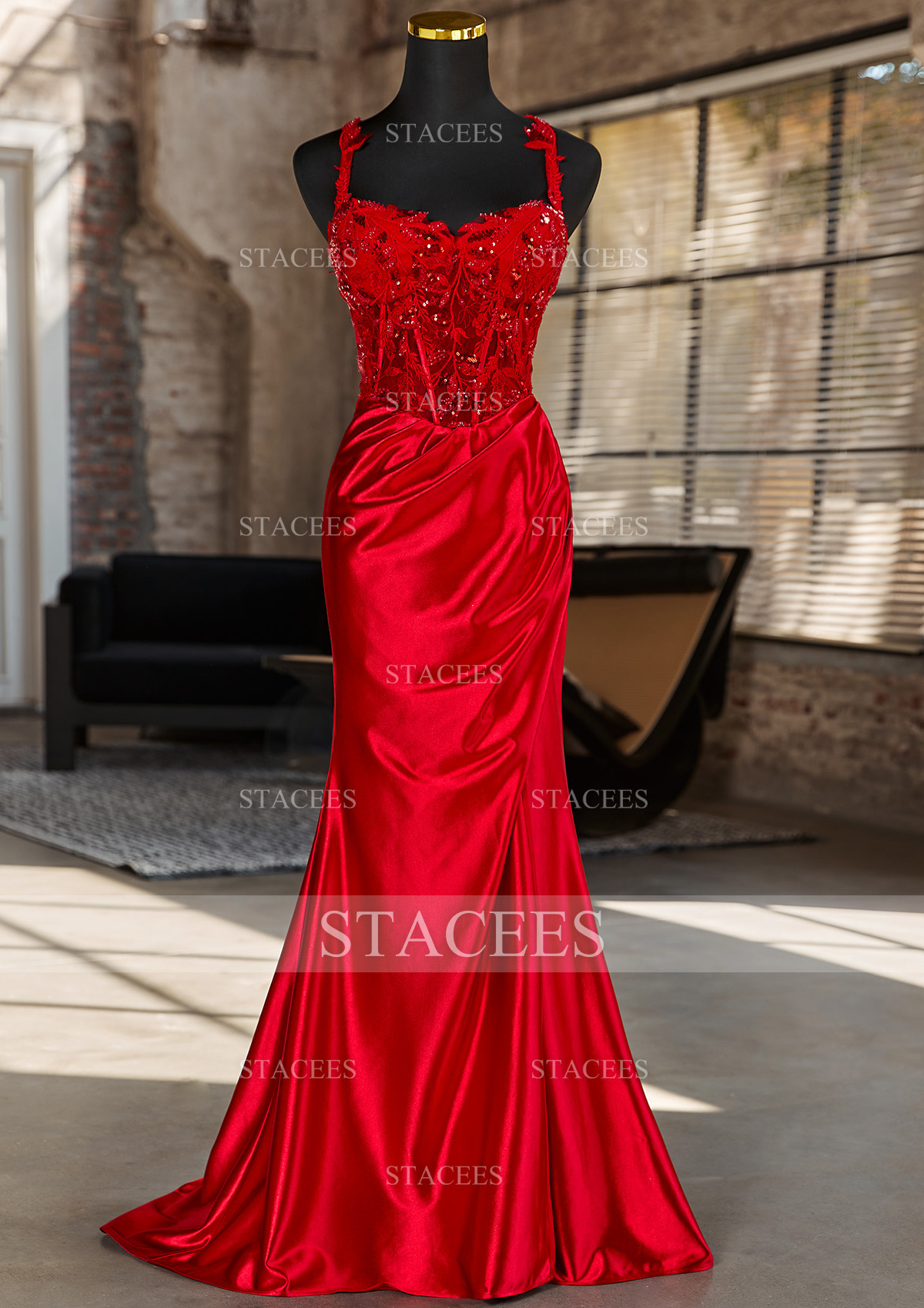 red and silver prom dress Sherri Hill Style 55318 | Sherri Hill Dresses These dresses feature intricate silver beading that cascades down the mermaid silhouette Lipstick Red Glitter Backless A-line
