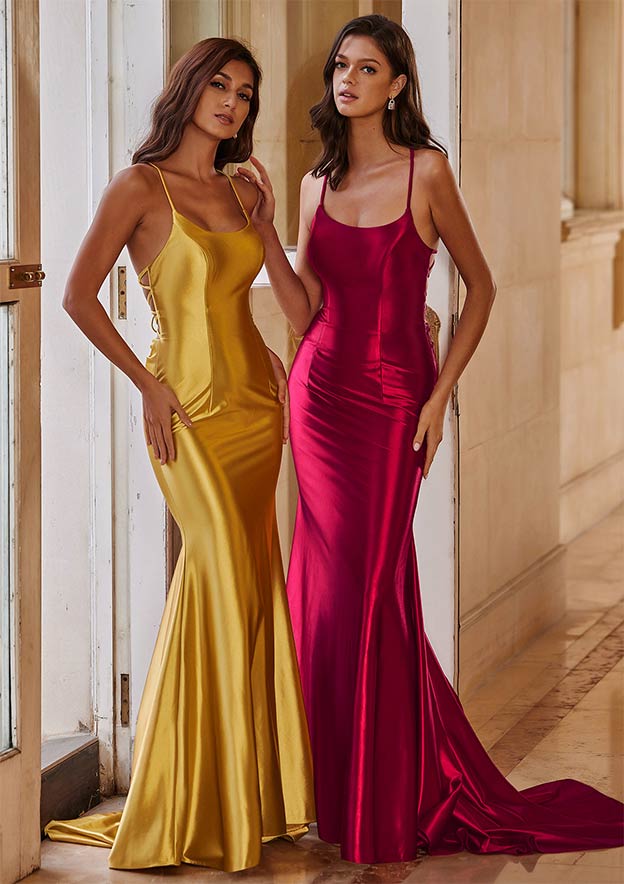 tight long silk dress Satin Halter Midi Dress