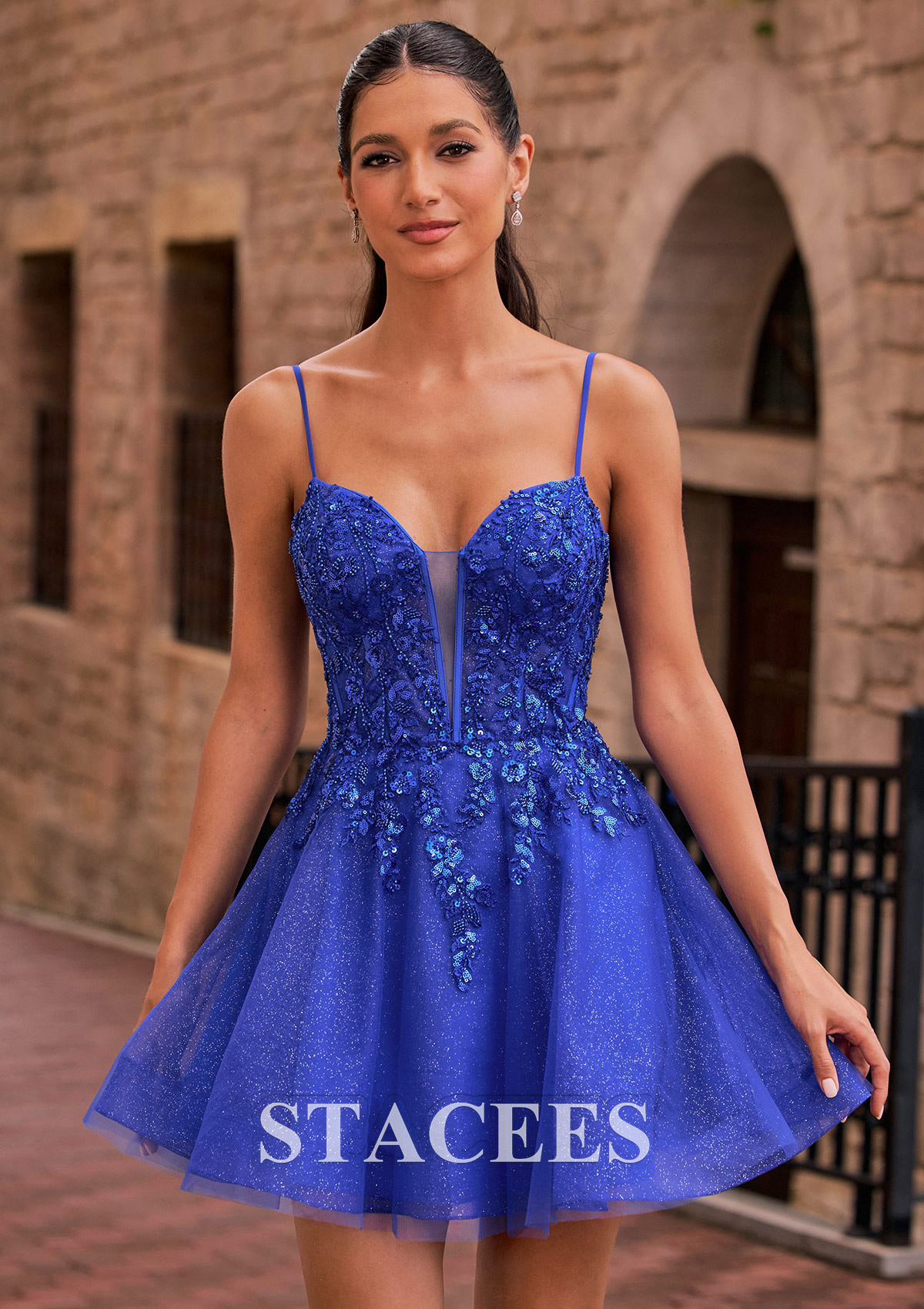 short sparkly blue dresses Baby Blue Sequin Bodycon Hoco Dress Spaghetti Strap Mini Cocktail Dres Viniodress