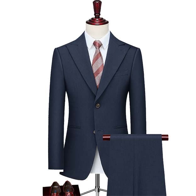 Peak Lapel Single Breasted 2 Piece Men's Wedding Suit S1085S