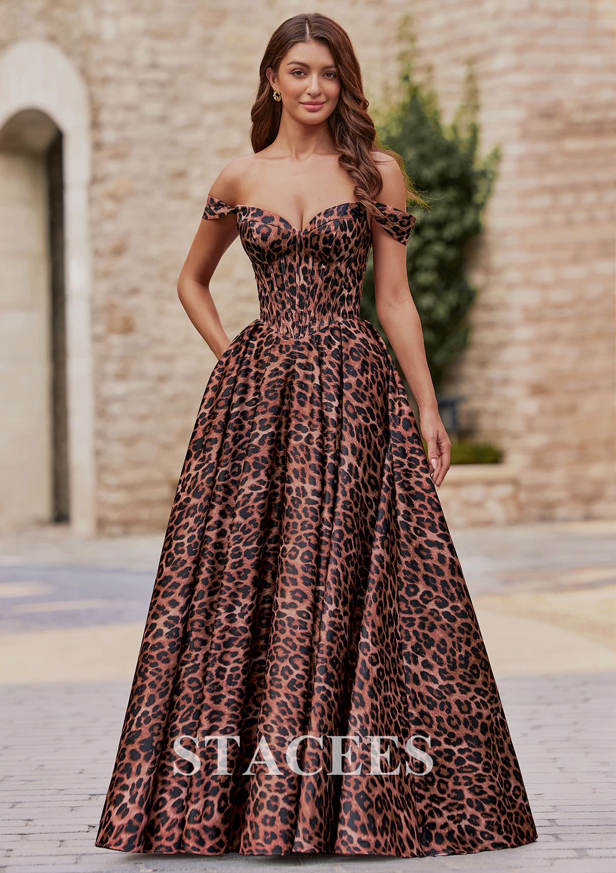 leopard silk dress Valentina Chiffon Halter Maxi - Yellow Floral Print neck silhouette make Loren the ultimate slip dress Macro Leopard Print Silk Slip