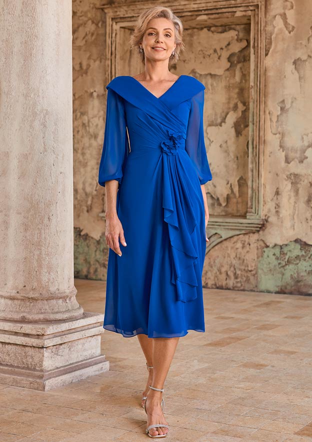 mother of the bride dresses in royal blue Azazie Hera